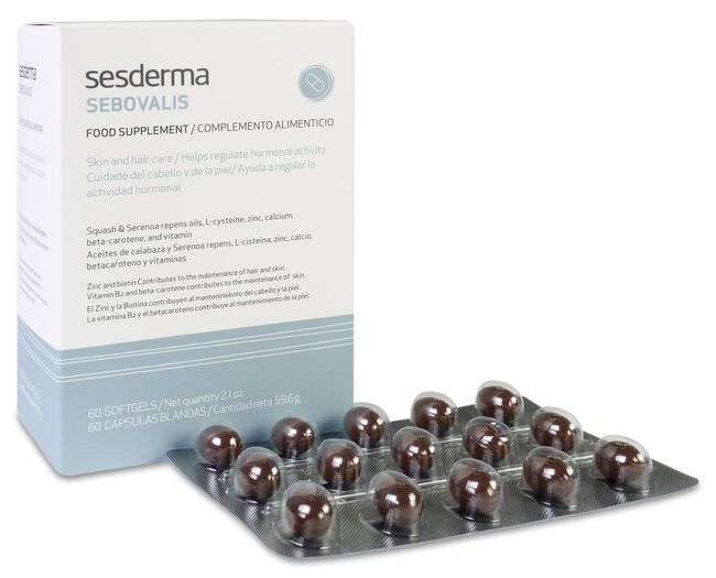 Sebovalis Capsulas 60 Cápsulas 60 gr 