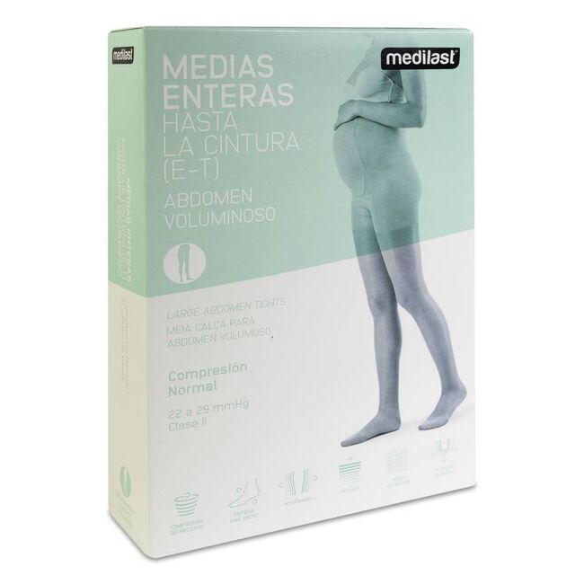 Panty Comprimidos Normal Embarazada Medilast Negro T- Med 