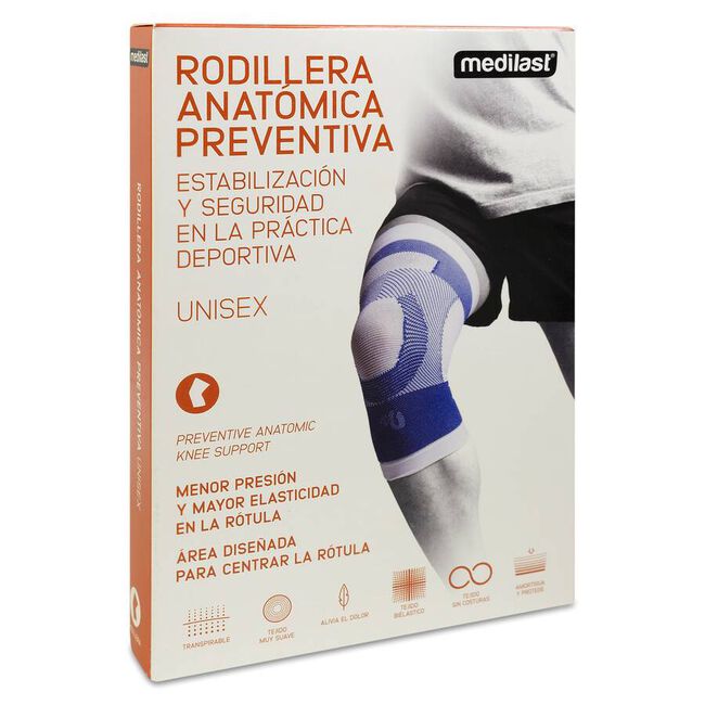 Rodillera Preventiva Estandar Medilast T- Egde 