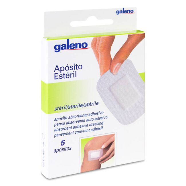 Galeno Aposito Esteril Adhesivo 7 X 5 Cm 5 U 