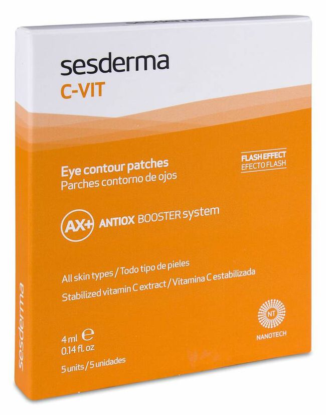 C-Vit Parches Contorno Ojos 7 ml 5 U 