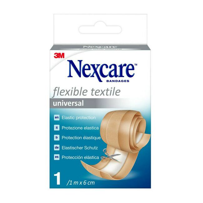 Nexcare Textile 3M Aposito Adhesivo Para Cortar 10 X 6 Cm 5 U 