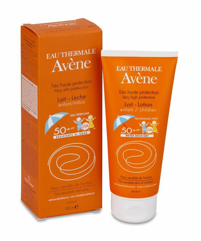 Avene Spf 50+ Leche Niños Muy Alta Protección 100 ml 