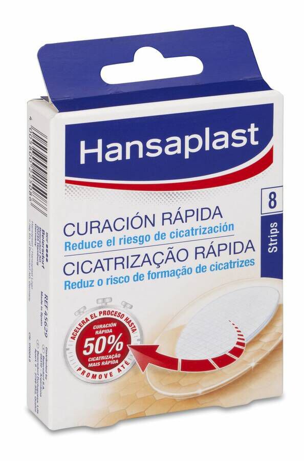 Hansaplast Med Cura Rapida Aposito Adhesivo Gde 8 U 