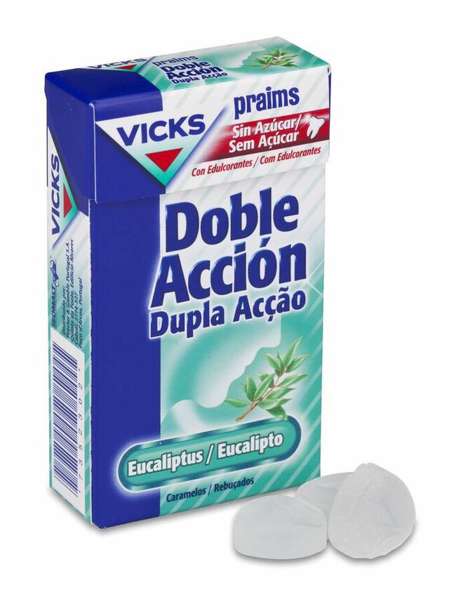 Caramelos Praims Doble Acción S Azucar 40 gr 