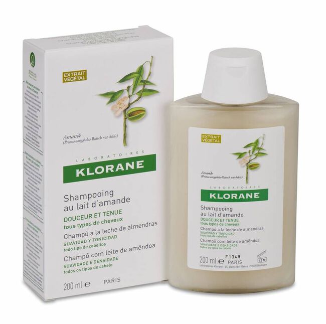 Klorane Champu Voluminador Leche Almendras 200 ml 