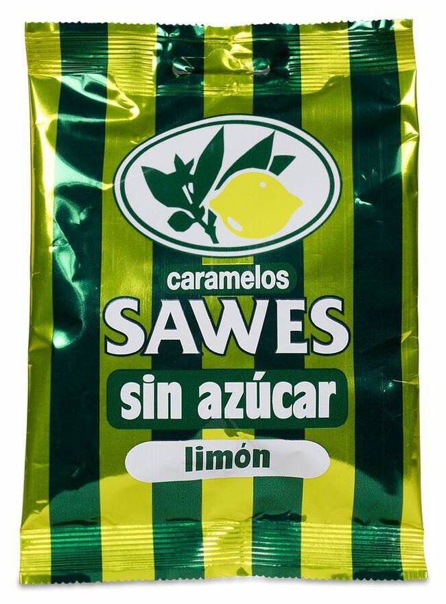 Sawes Caramelos Bolsa Sin Azucar Limon Bolsa 50 gr 