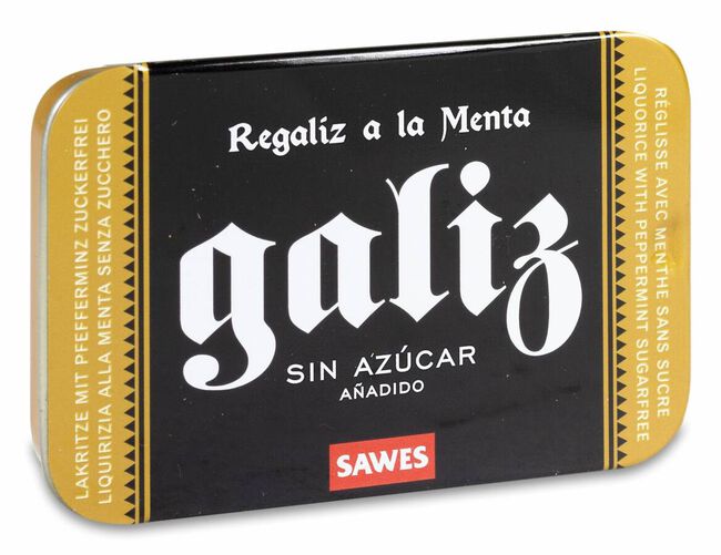 Sawes Regaliz Galiz Sin Azucar Caja 20 gr 