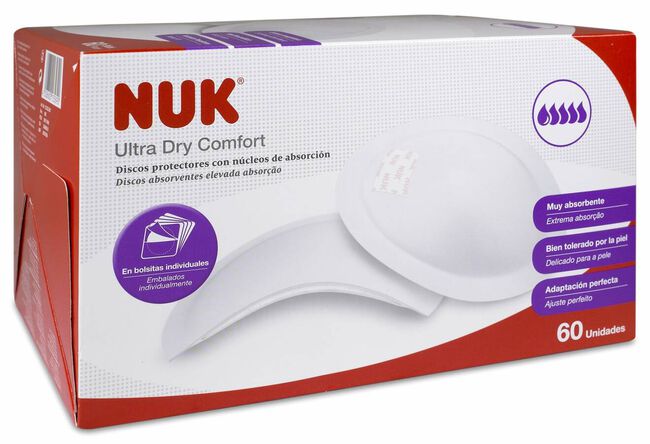 Discos Protectores Ultra Dry Nuk 60 U 