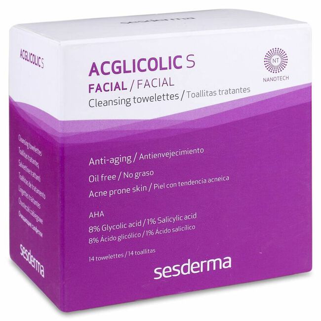 Acglicolic S Toallitas Tratantes 14 Toallitas 