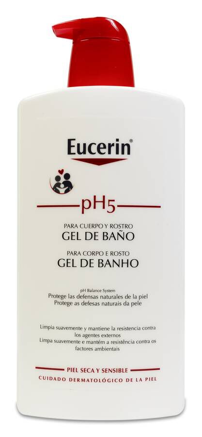 Eucerin Piel Sensible Ph-5 Gel De Baño 1 L 