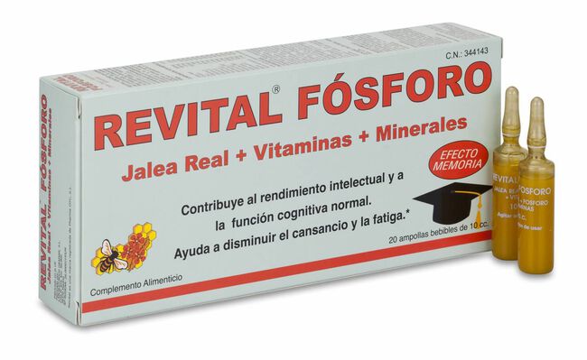 Revital Fosforo Ampollas Bebibles 20 Ampollas 