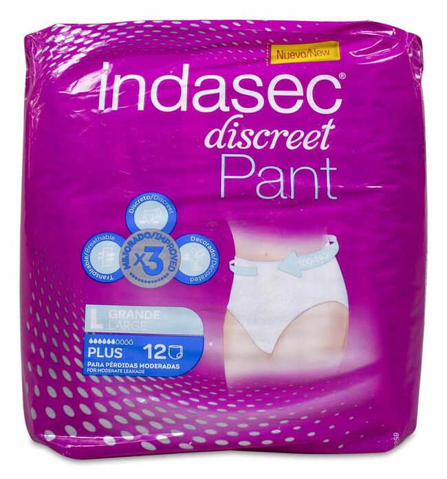 Absorb Inc Orina Dia Anat Indasec Pant Plus T- Gde 14 U 