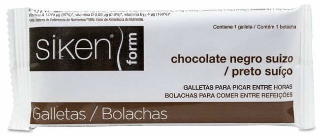 Sikenform Galleta Chocolate Negro 