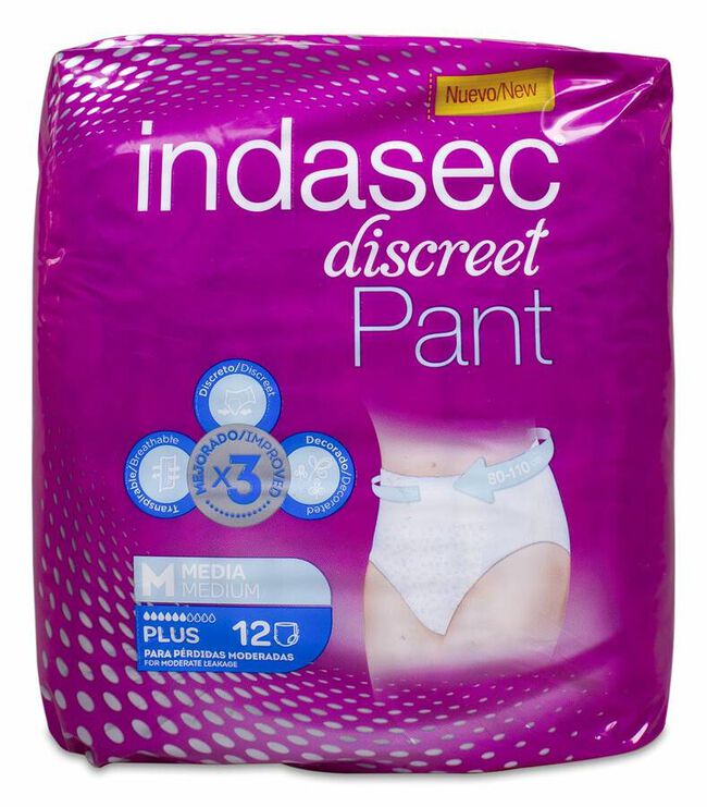 Absorb Inc Orina Dia Anat Indasec Pant Plus T- Med 14 U 