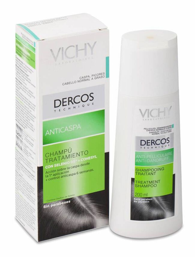 Dercos Technique Anticaspa Grasa 2Oo ml 