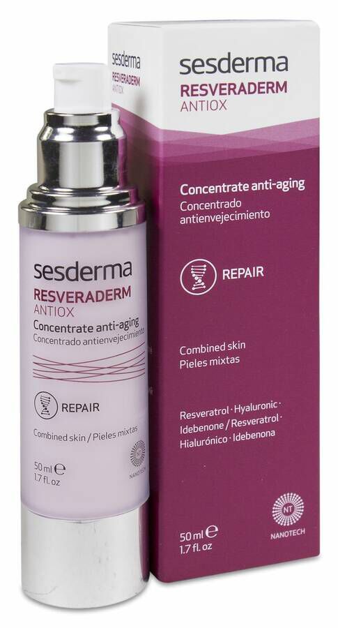 Resveraderm Antiox Antiaging Concent Antienvejec 60 ml 