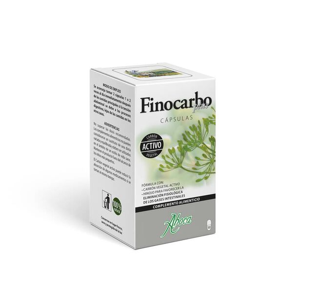 Finocarbo Plus 500 mg 50 Cápsulas Frasco 