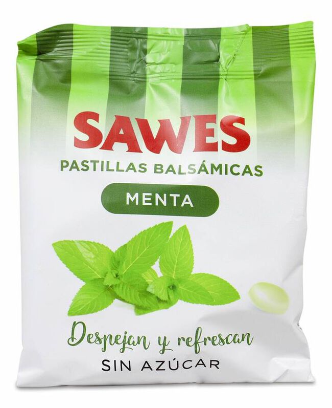 Sawes Caramelos Bolsa Sin Azucar Menta Bolsa 50 gr 