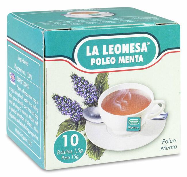 Poleo Menta La Leonesa 10 Filtros