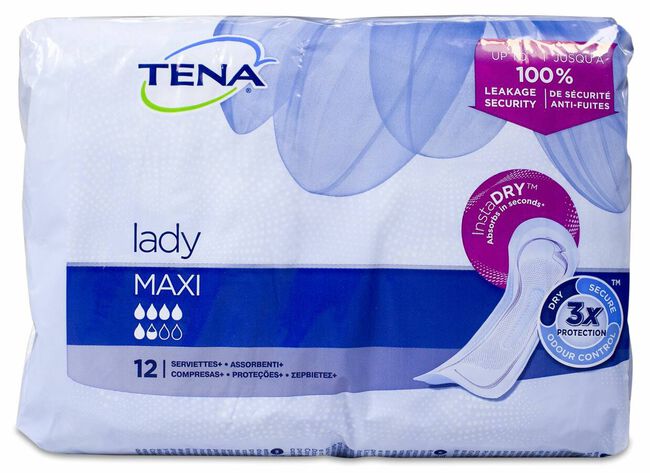 Absorb Inc Orina Ligera Tena Lady Maxi 12 U 