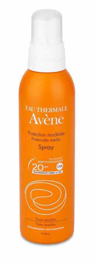 Avene Spf 20 Spray Protección Media 200 ml 