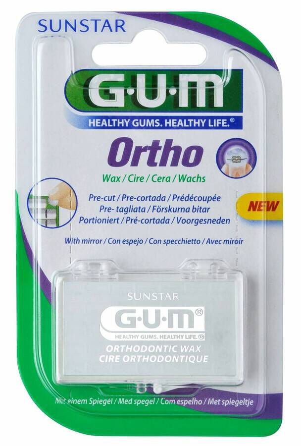 Cera Ortodoncia Protectora Rozadura Gum- 723 5 Barritas 