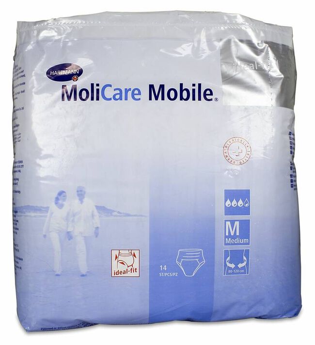 Absorb Inc Orina Ligera Molicare Mobile T- Med 14 U 