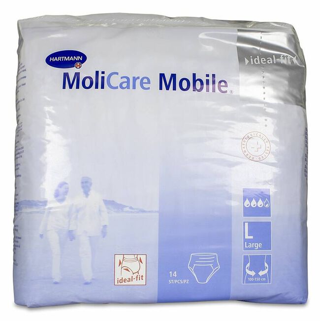 Absorb Inc Orina Ligera Molicare Mobile T- Large 14 U 