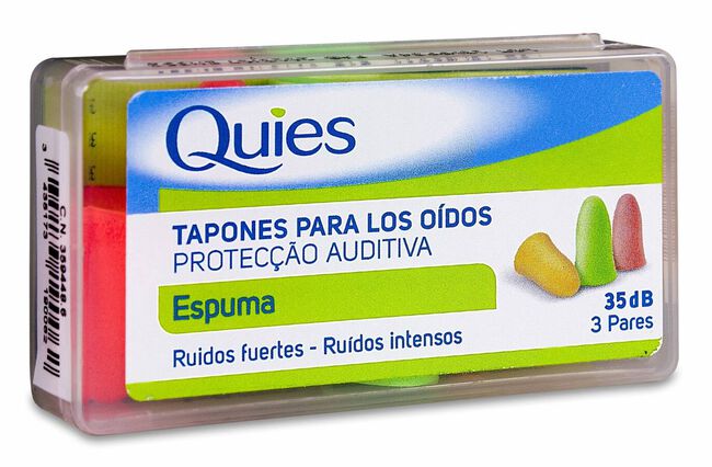 Quies Tapones Oidos Goma 6 U 