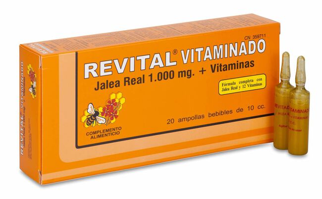 Revital Jalea Real Vitaminado Amp Bebibles 20 Ampollas 