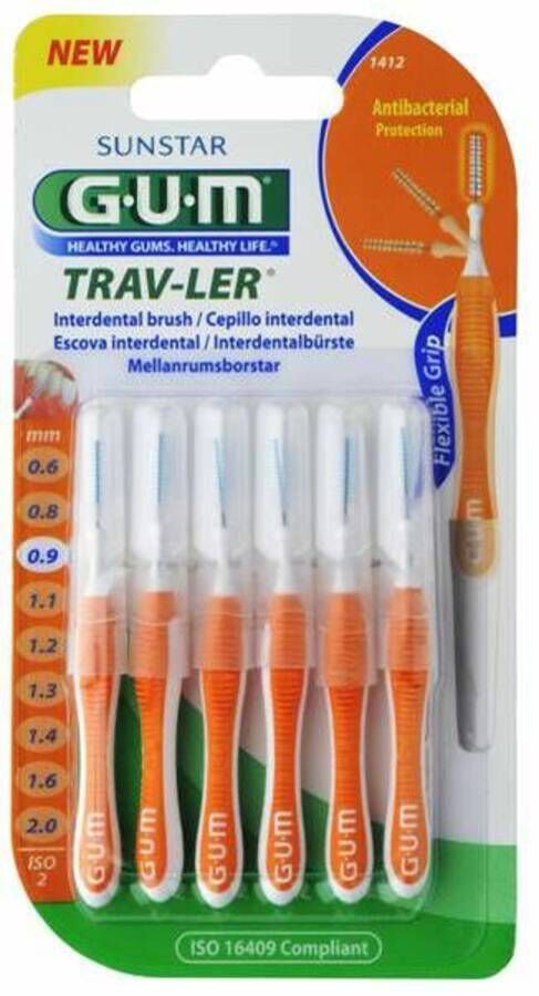 Cepillo Interdental Viaje Proxa Viaje 1412 Ultrafino Cilindrico 4 U 