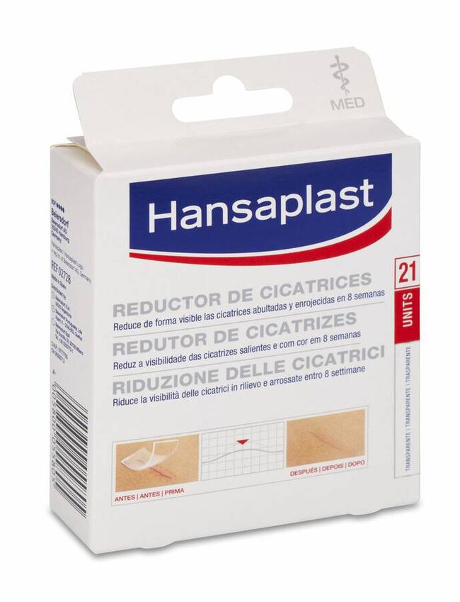 Hansaplast Med Reductor De Cicatrices 7 Cm X 4 Cm 21 Tiras 