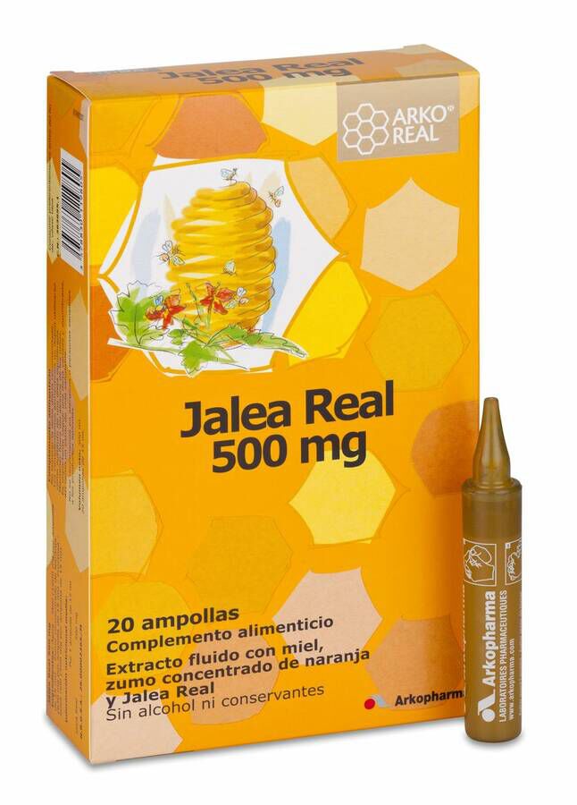 Jalea Real Fresca 500 Arkoreal Ampollas 50O mg 20 Amp 