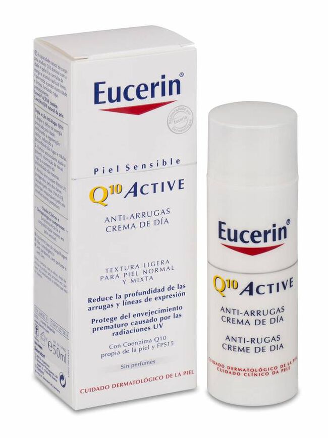 Q10 Active Antiarrugas Fluido Fp 15 Eucerin Cutis Sensible 50 ml 