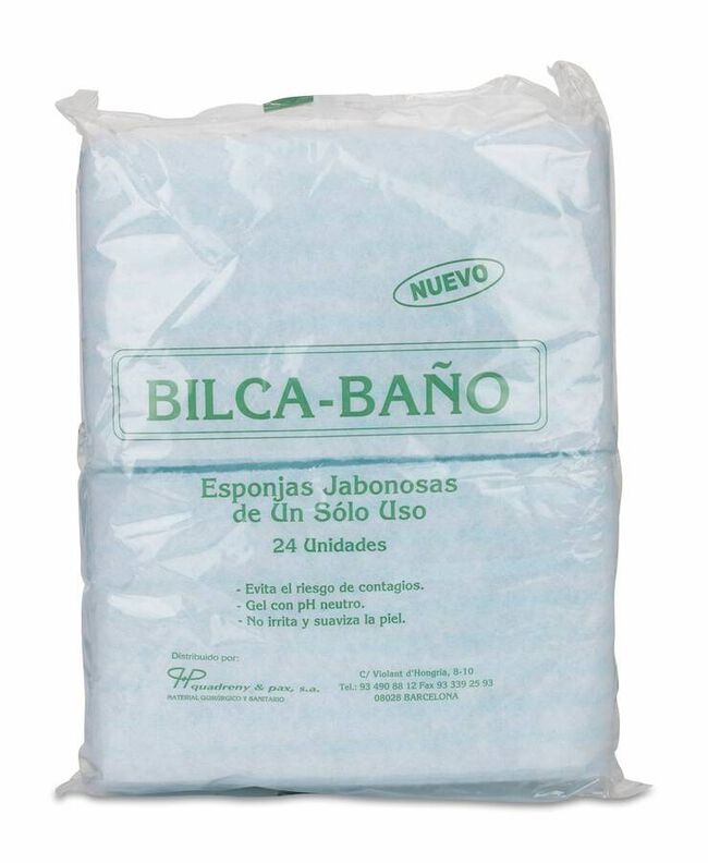 Bilca Baño Esponja Enjabonada Desechable Esponja 