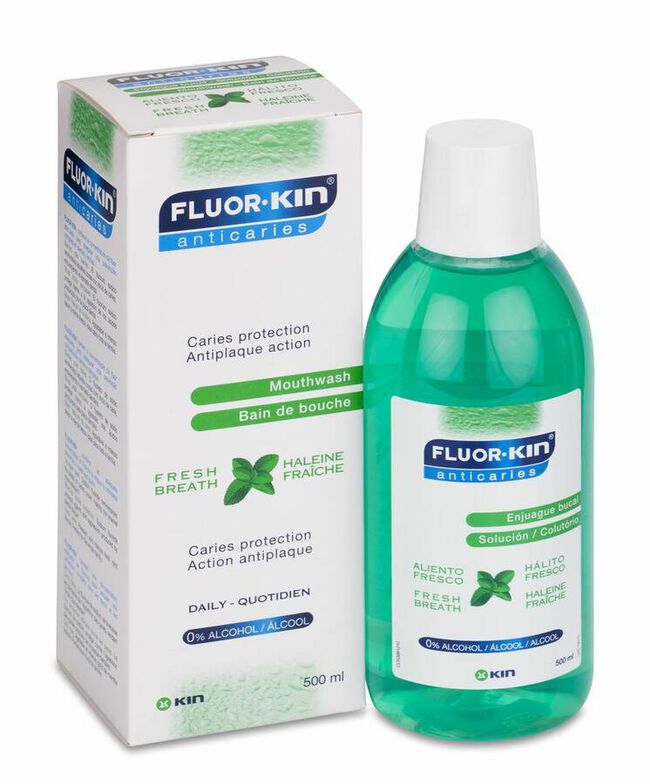 Fluor Kin Anticaries Colutorio Diario 0,05 500 ml 