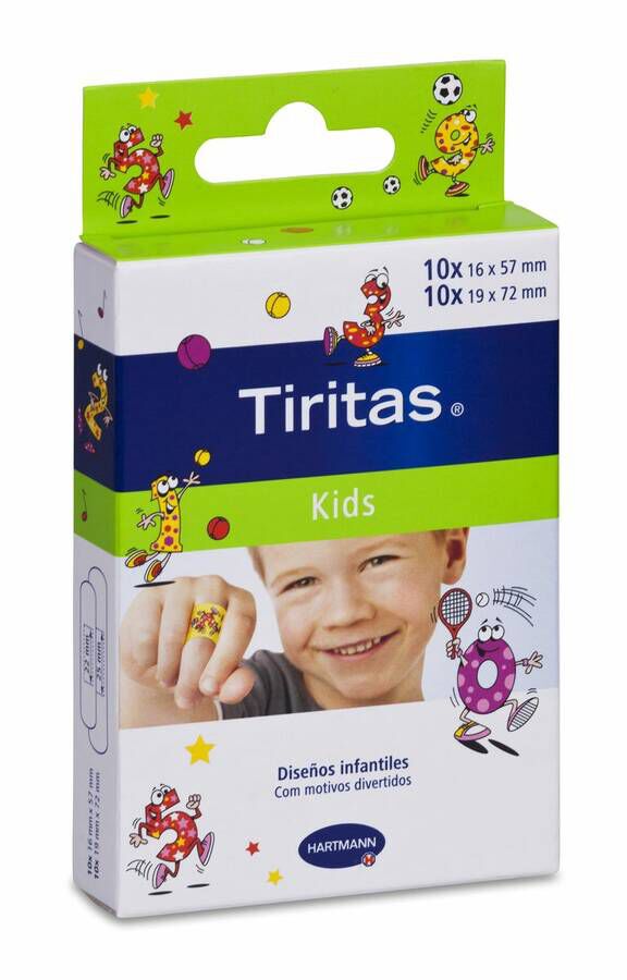 Tiritas Kids Aposito Adhesivo 2 Tamaños 20 U 