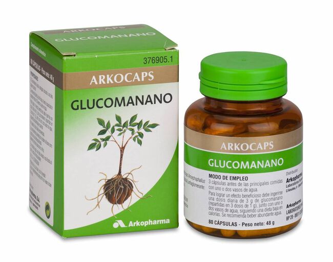 Glucomanano Arkocaps 80 Cápsulas 