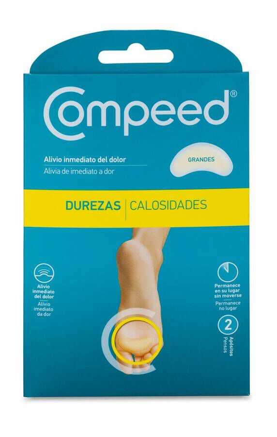 Compeed Durezas Hidrocoloide T- Gde 2 U 