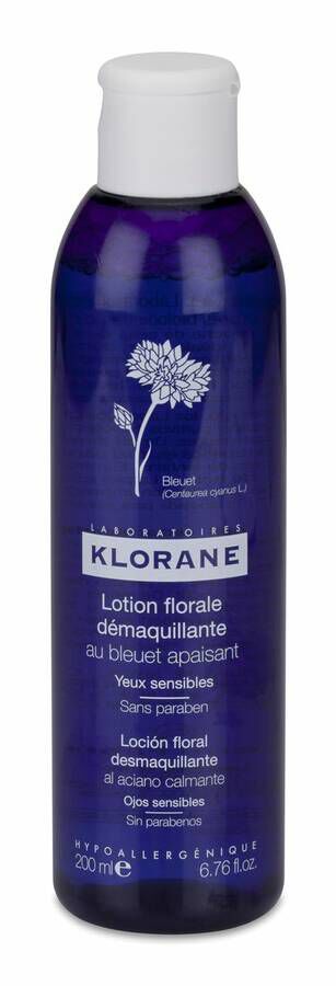 Klorane Loción Ojos Sensibles Desmaquillante Al Aciano 200 ml 