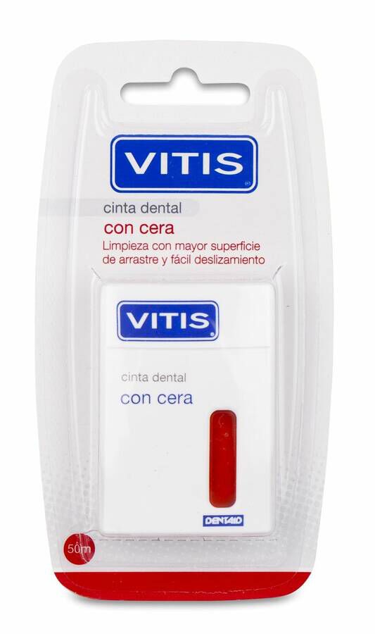 Vitis Cinta Dental Con Cera 50 M 