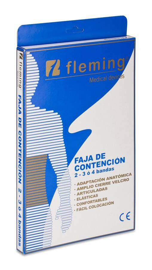 Faja Elastica Fleming Contención 3 Bandas T-3 