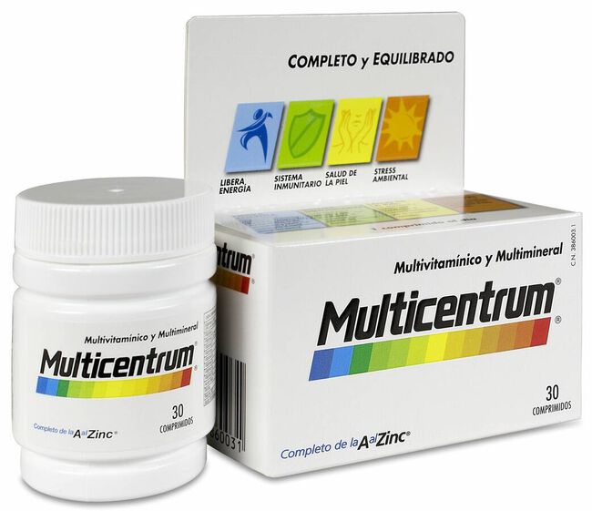 Multicentrum Con Luteina 30 Comprimidos 