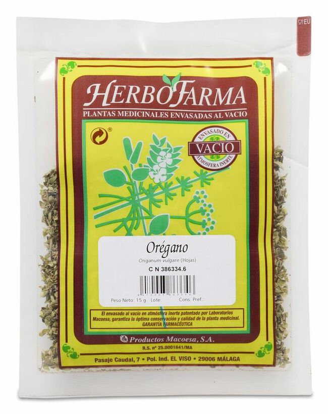 Oregano Herbofarma Al Vacio 15 G