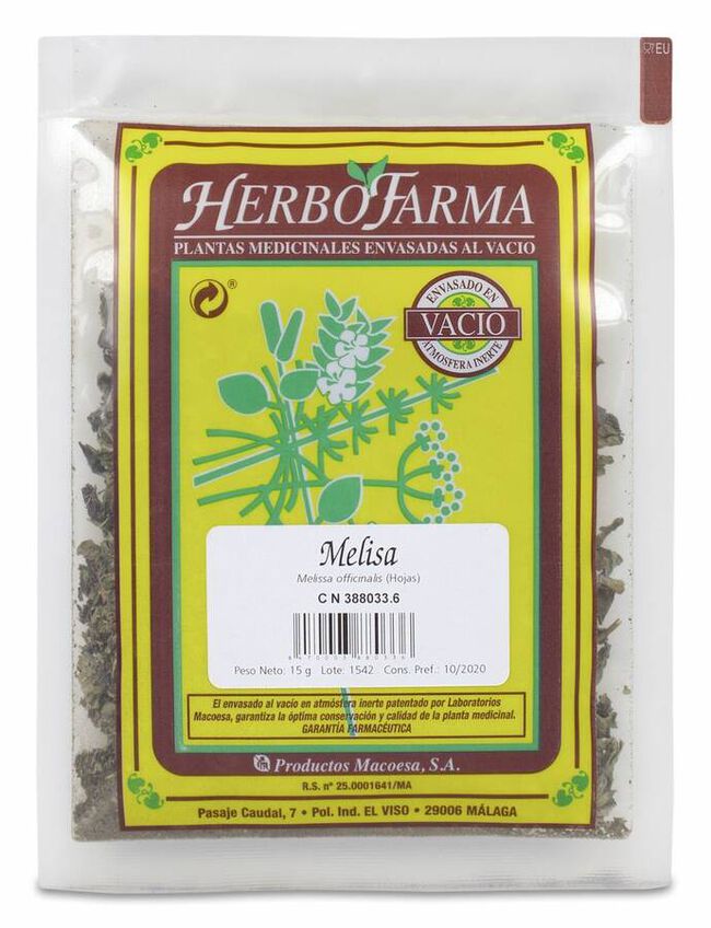 Melisa Herbofarma Al Vacio 15 G