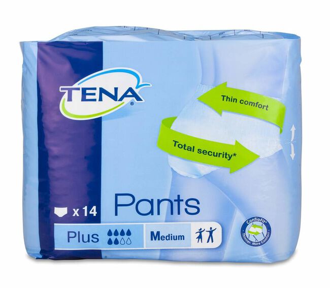 Absorb Inc Orina Noc Anat Tena Pants Plus T- Med 14 U 