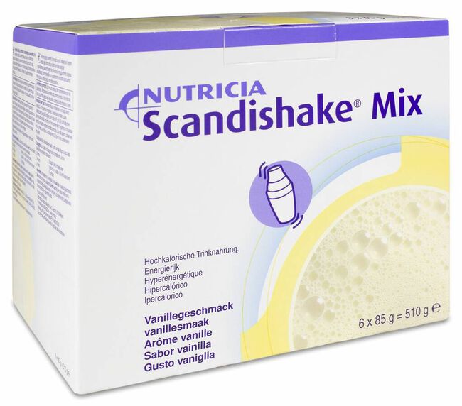 Scandishake Mix 85 gr 6 Sobres Vainilla 