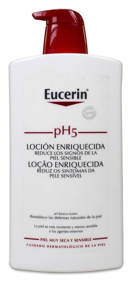 Eucerin Piel Sensible Ph-5 Loción Enriquecida 1 L 