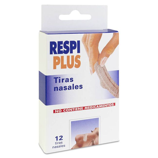 Respiplus Tira Nasal Piel 12 U 